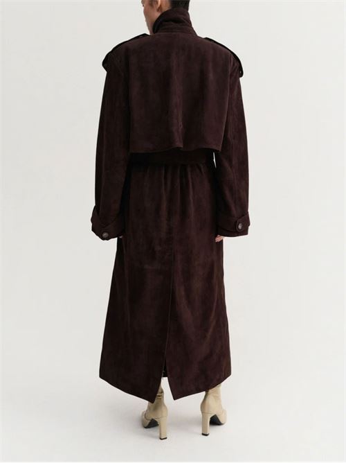 Trench coat Sienna in suede ALMADA LABEL | 4519CH